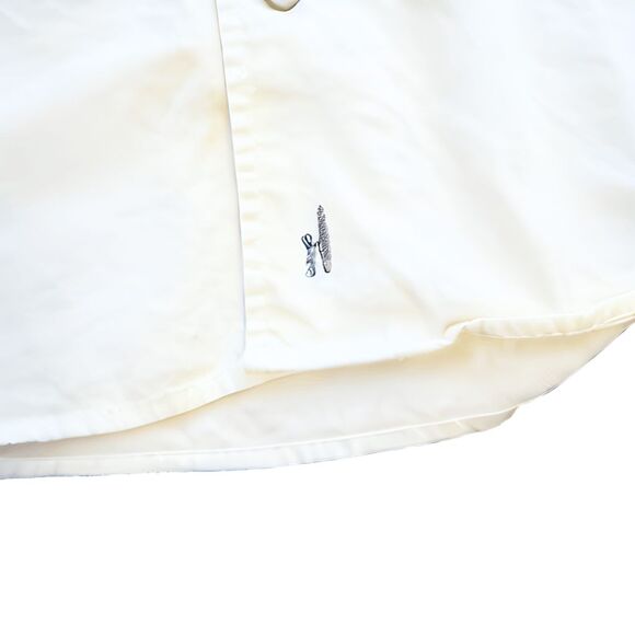 Johnnie-O Men’s Long Sleeve Newfield Top Shelf Button Up Shirt White Large - Picture 4 of 11